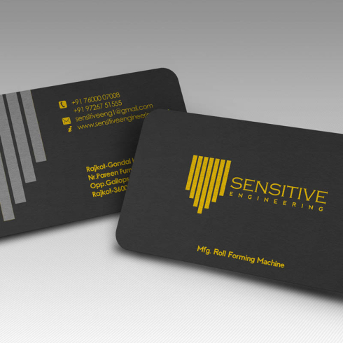 Business Card Design Sensitive 1